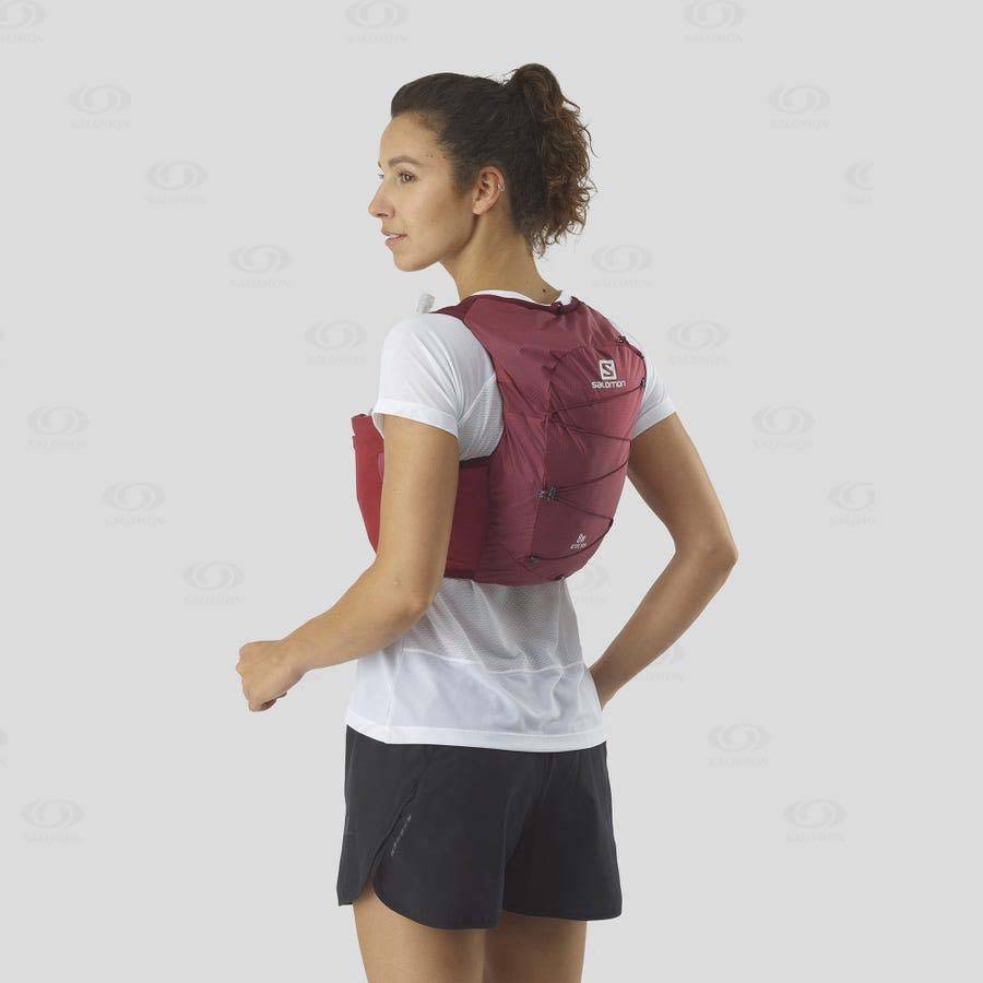 Red Salomon ACTIVE SKIN 8 Women's Running Packs | US-W3360