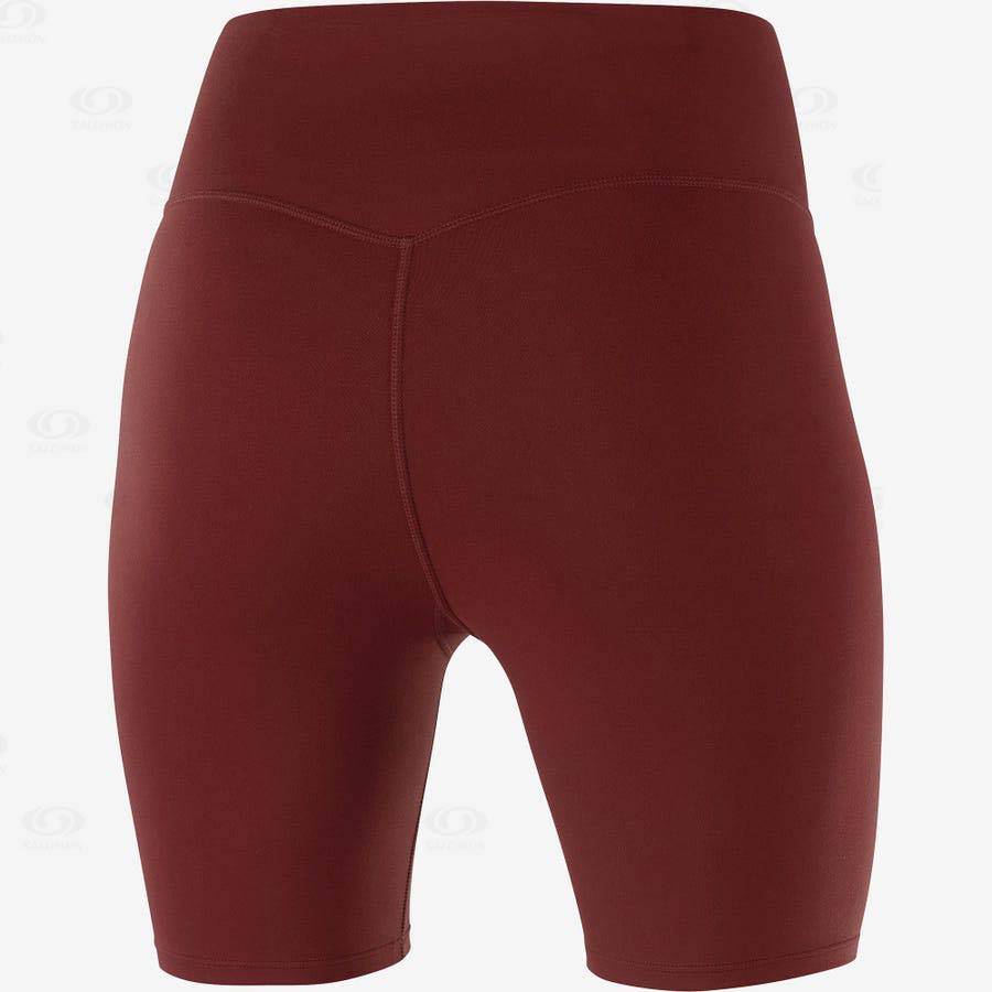 Red Salomon CROSS MULTI 7'' Women's Shorts | US-O1334