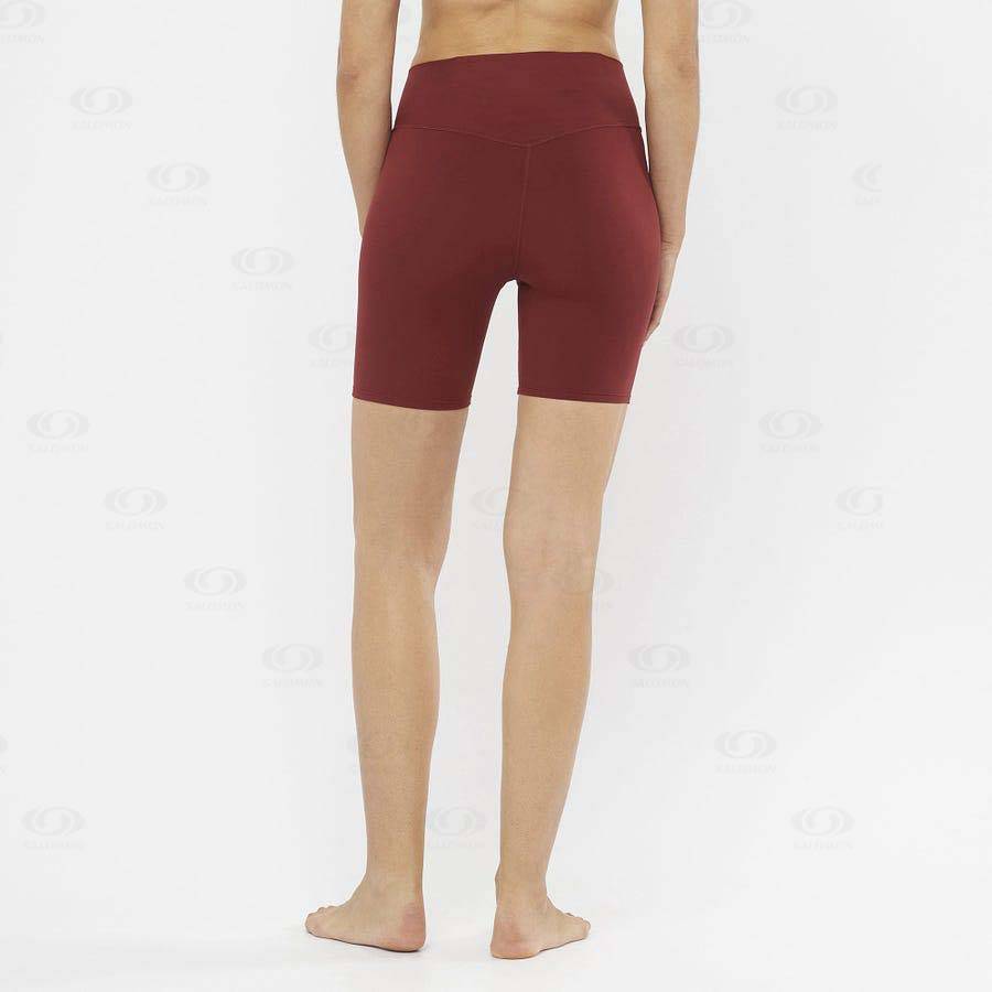 Red Salomon CROSS MULTI 7'' Women's Shorts | US-O1334