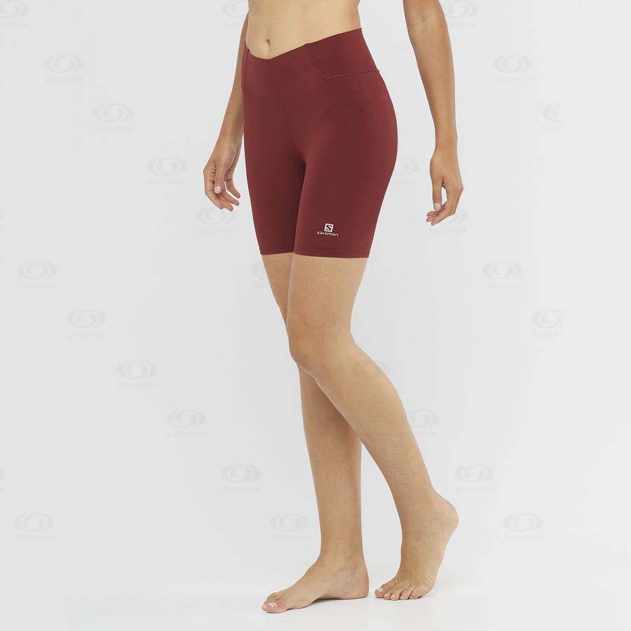 Red Salomon CROSS MULTI 7'' Women's Shorts | US-O1334