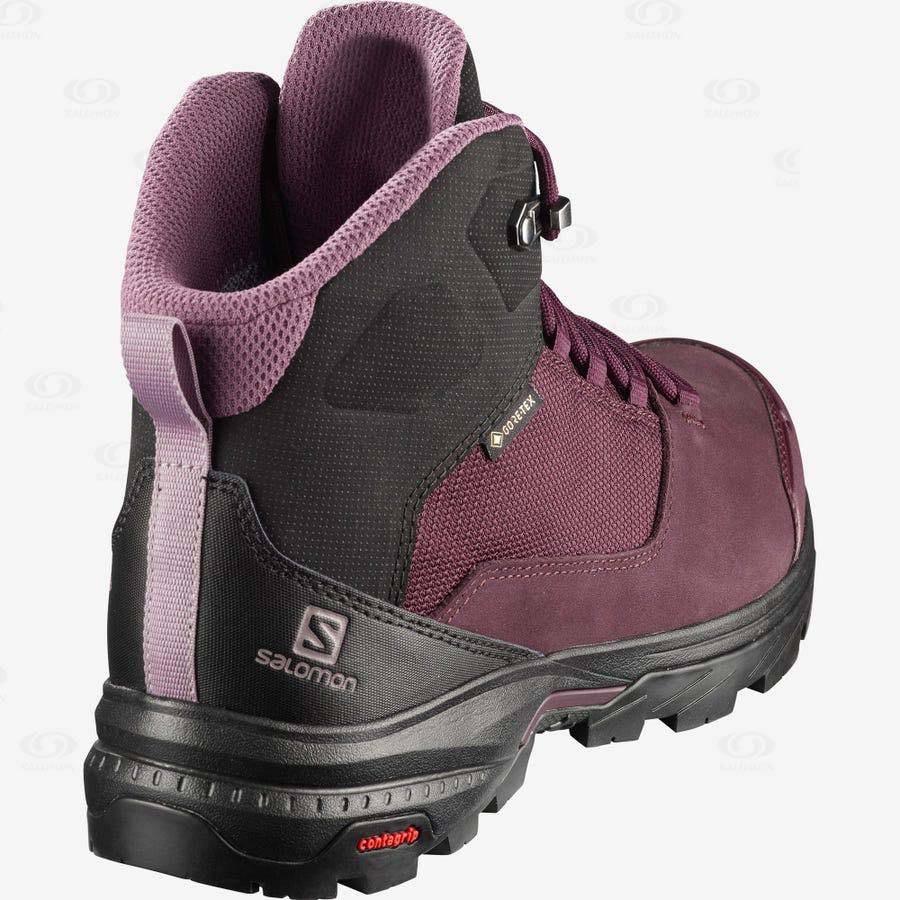 Red Salomon OUTWARD GORE-TEX Women's Waterproof Shoes | US-O1250