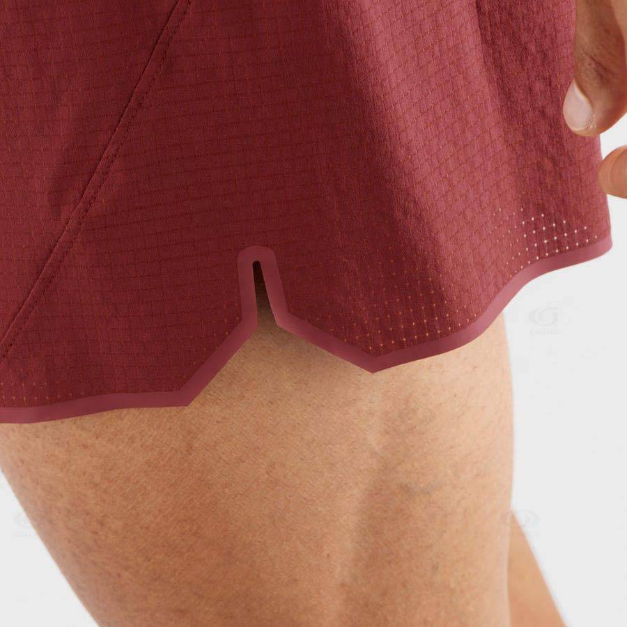 Red Salomon SENSE AERO 5'' Men's Shorts | US-L1662