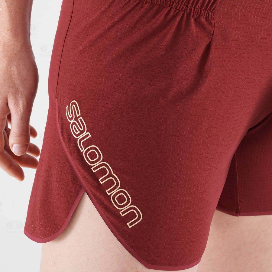 Red Salomon SENSE AERO 5'' Women's Shorts | US-O1903