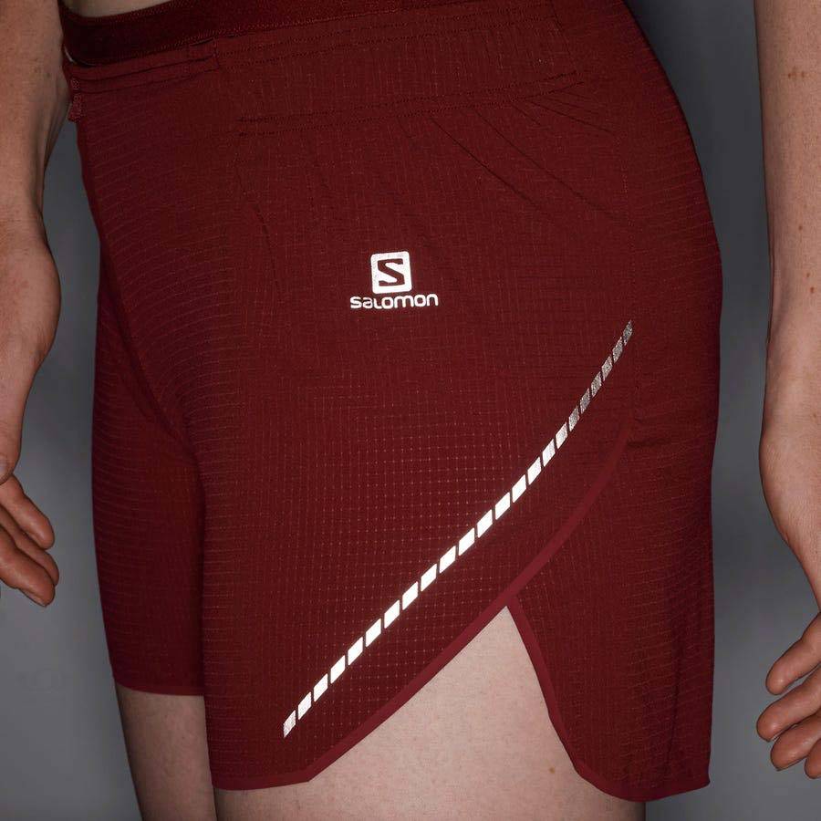 Red Salomon SENSE AERO 5'' Women's Shorts | US-O1903