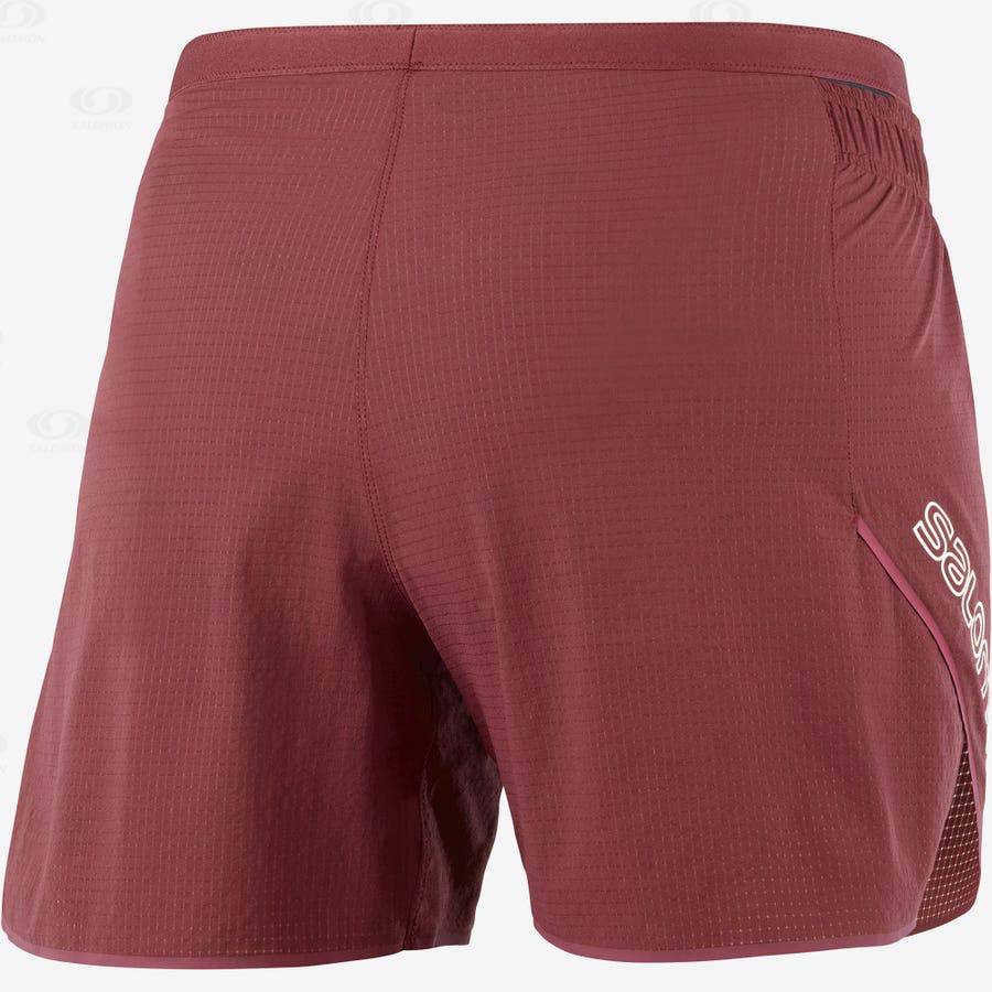 Red Salomon SENSE AERO 5'' Women's Shorts | US-O1903