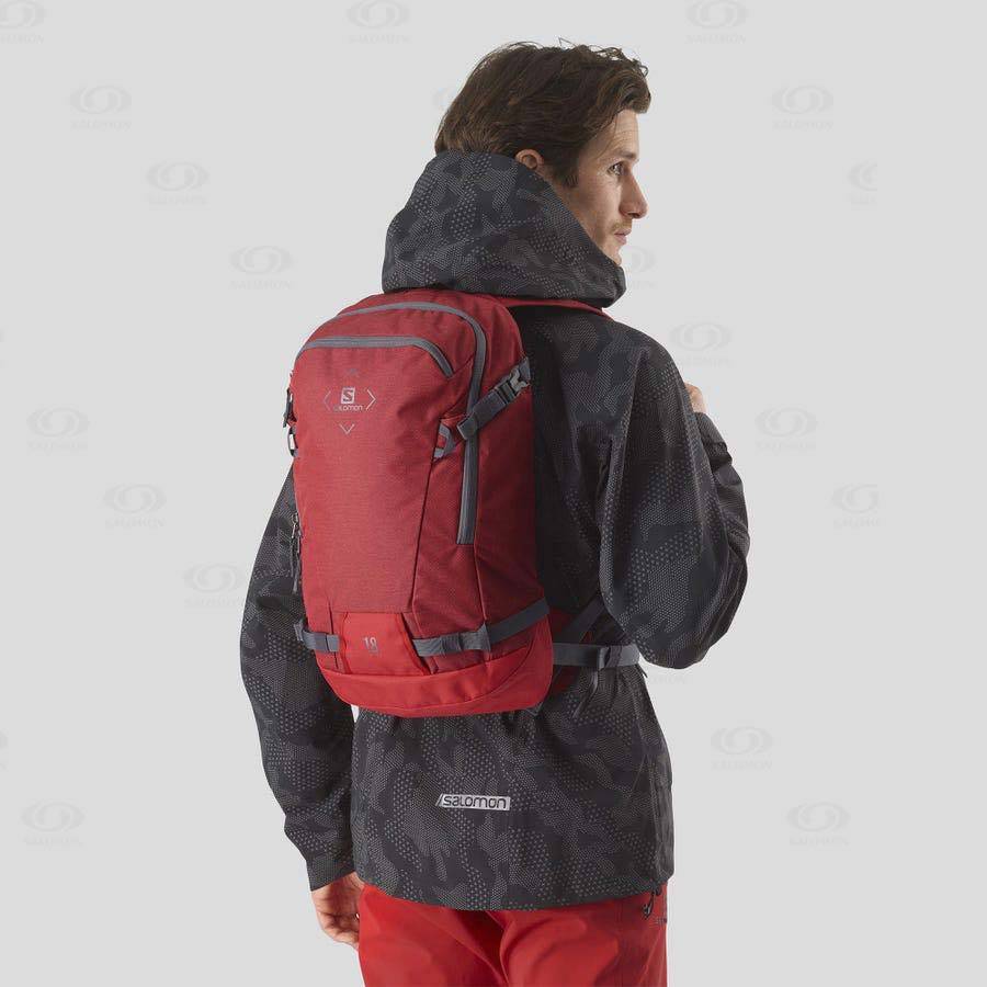 Red Salomon SIDE 18 Men's Backpacks | US-L1711