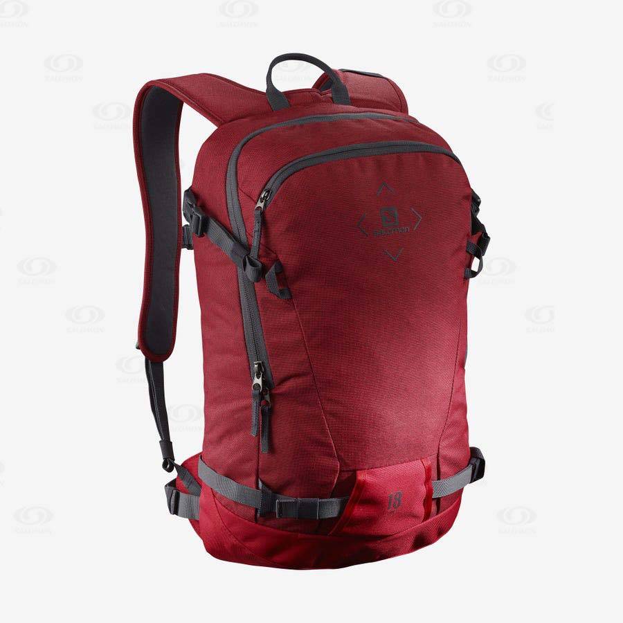 Red Salomon SIDE 18 Men\'s Backpacks | US-L1711