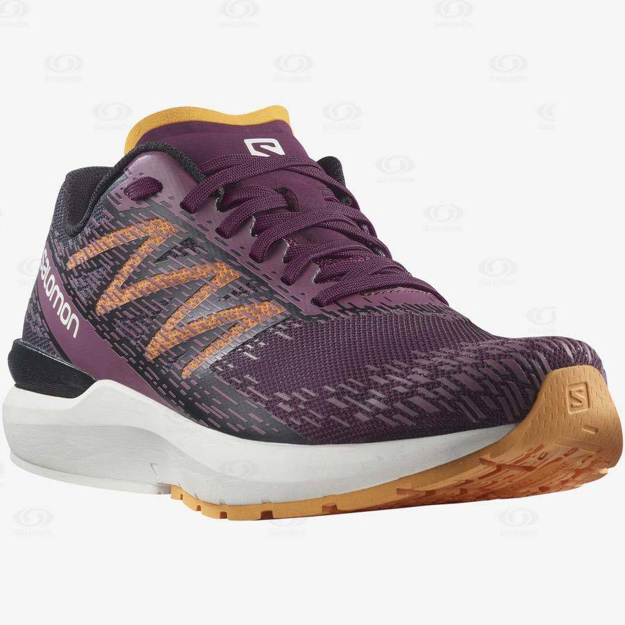 Red Salomon SONIC 5 BALANCE Women's Running Shoes | US-L1557