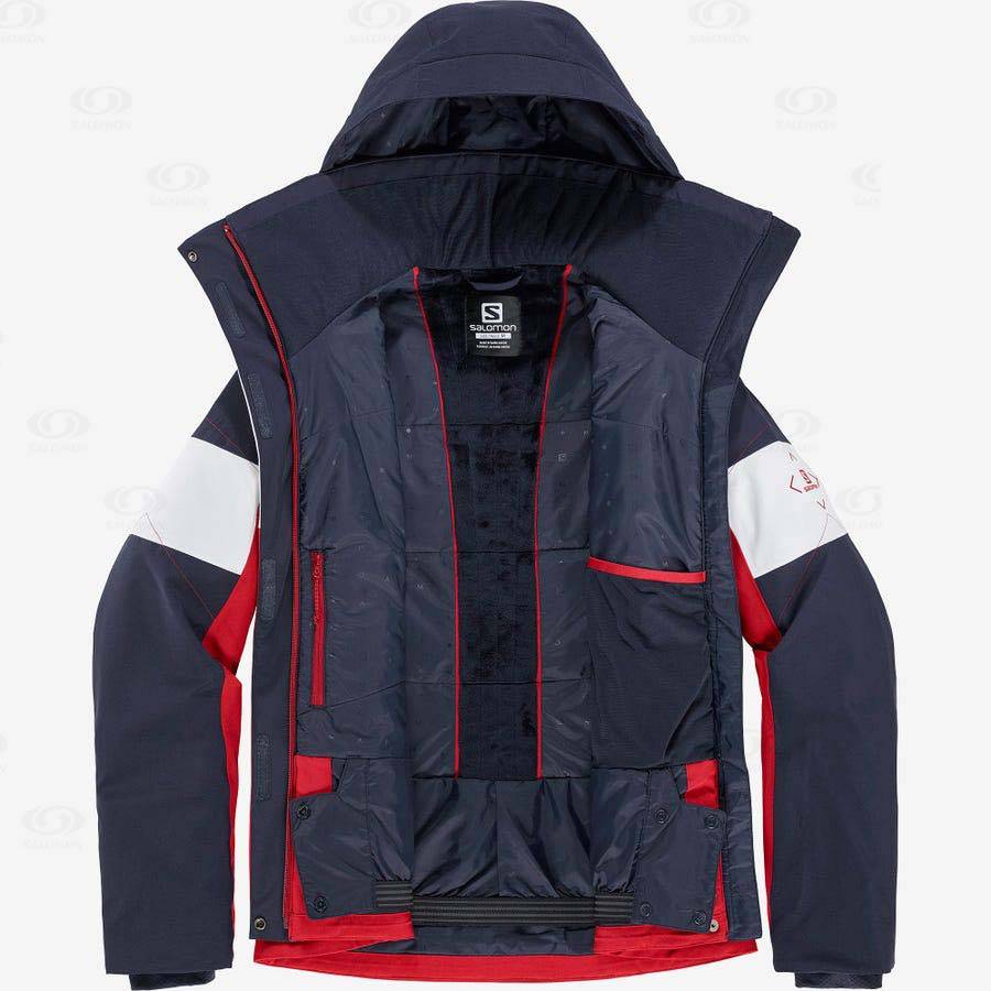 Red Salomon SPEED Women's Insulated Jackets | US-O2617