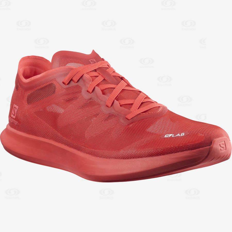 Red Salomon S/LAB PHANTASM Men's Running Shoes | US-M1244