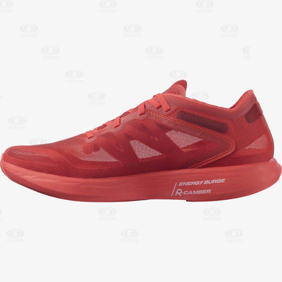 Red Salomon S/LAB PHANTASM Men's Running Shoes | US-M1244