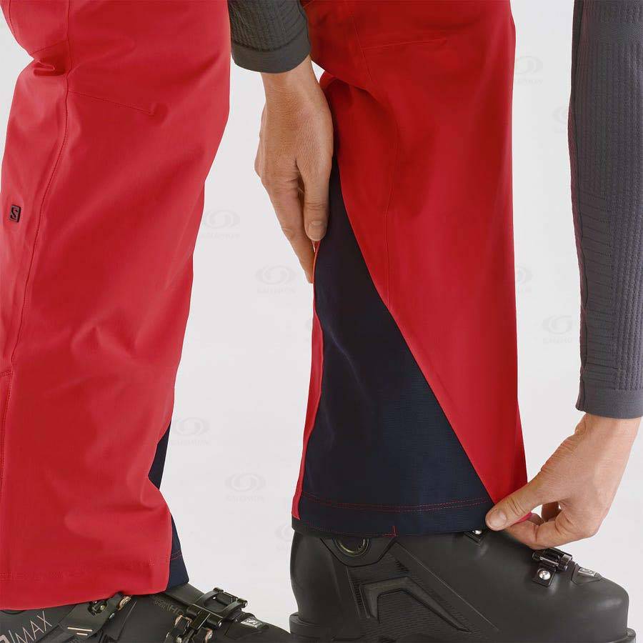 Red Salomon THE BRILLIANT Women's Ski Pants | US-N2044