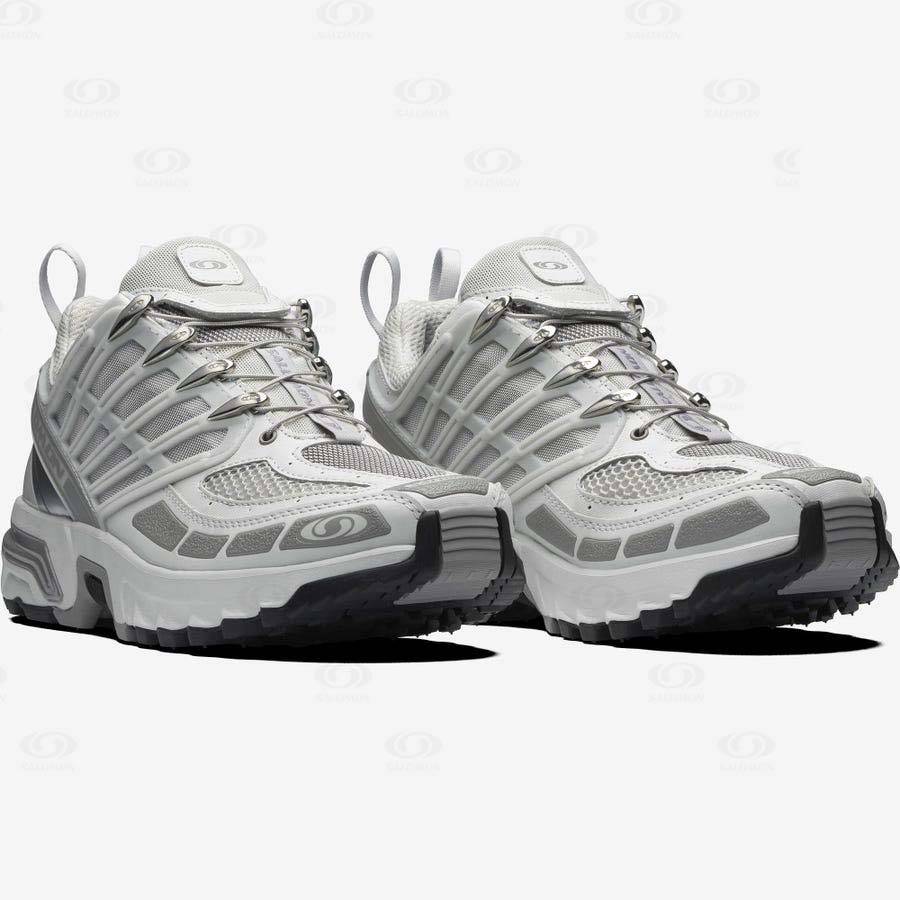 Silver Salomon ACS PRO ADVANCED Men's Sneakers | US-A2074