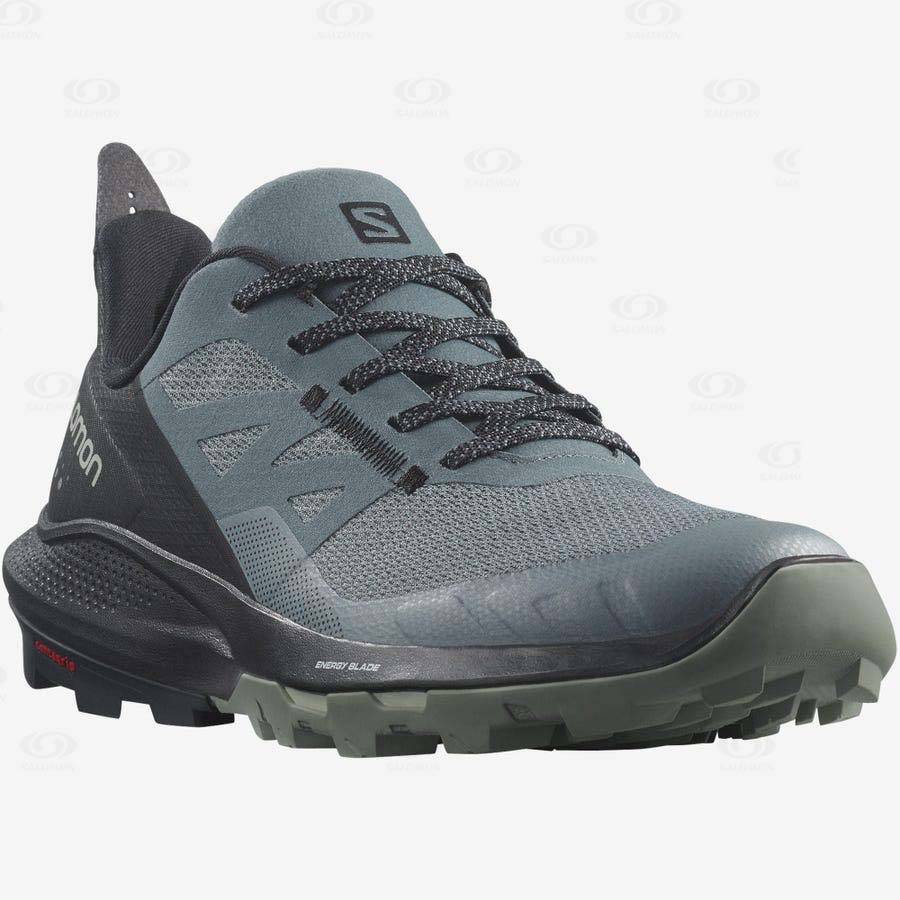 Silver Salomon OUTPULSE Women's Hiking Shoes | US-N2450