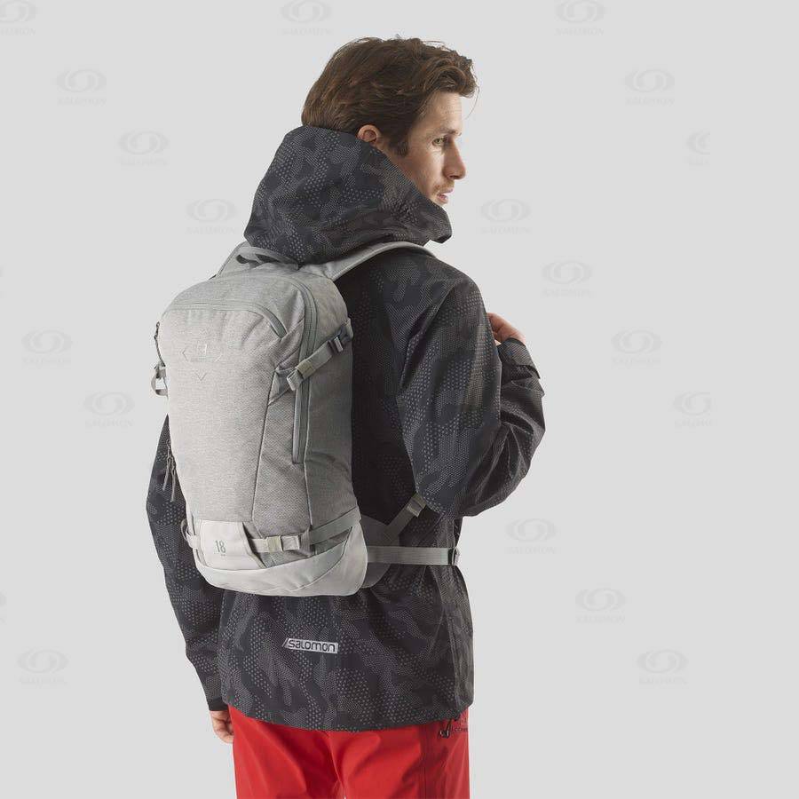 Silver Salomon SIDE 18 Men's Backpacks | US-S1303