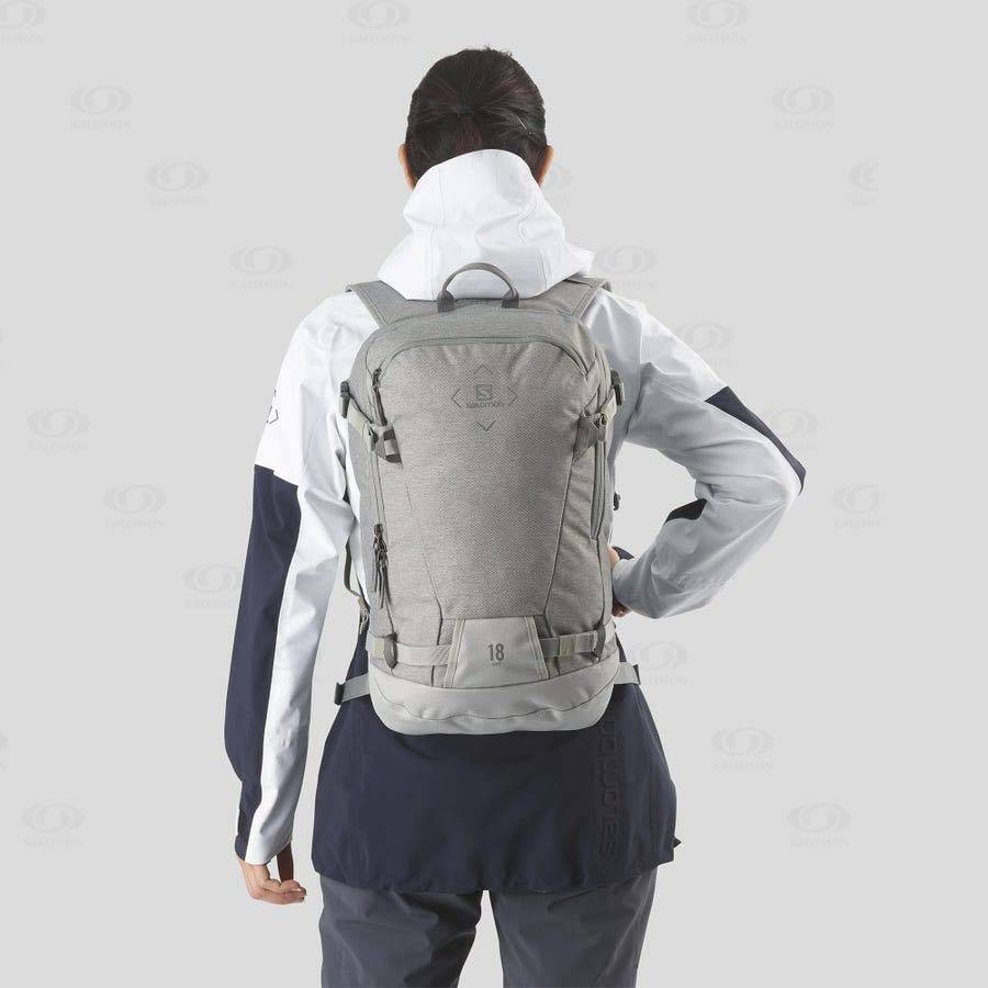 Silver Salomon SIDE 18 Men's Backpacks | US-S1303