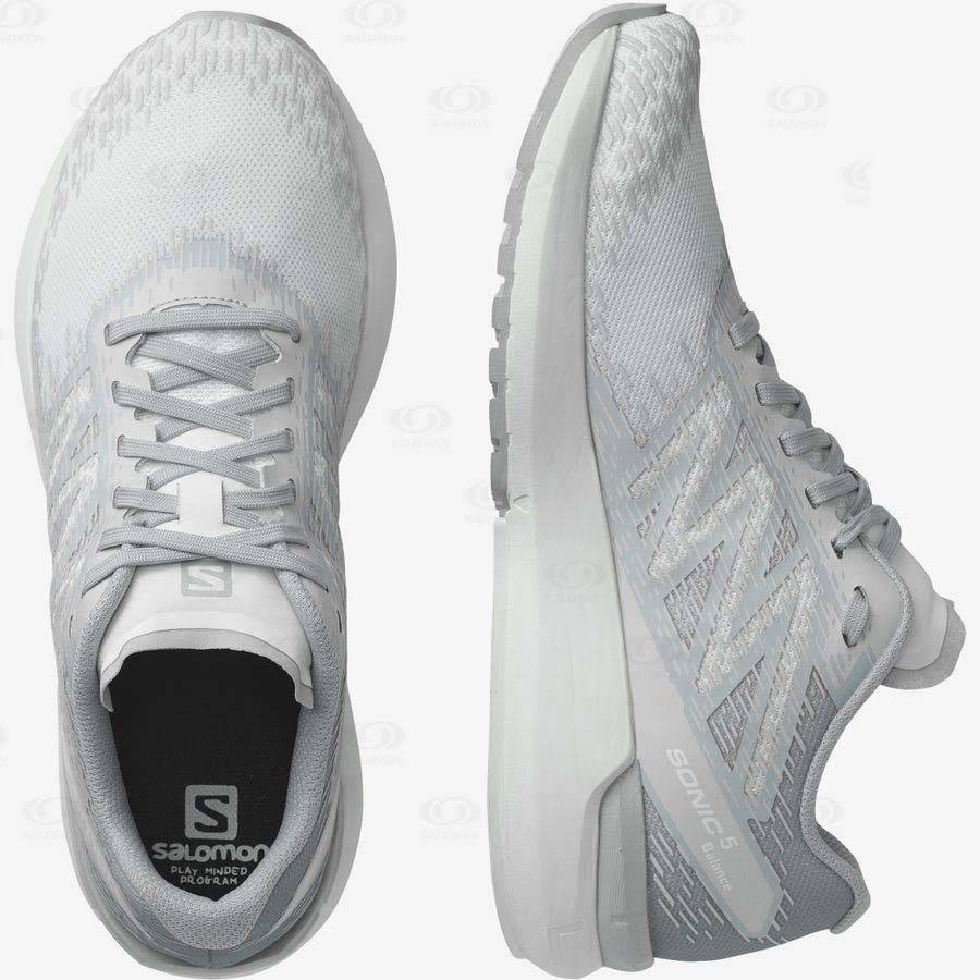 Silver Salomon SONIC 5 BALANCE Women's Running Shoes | US-A2620