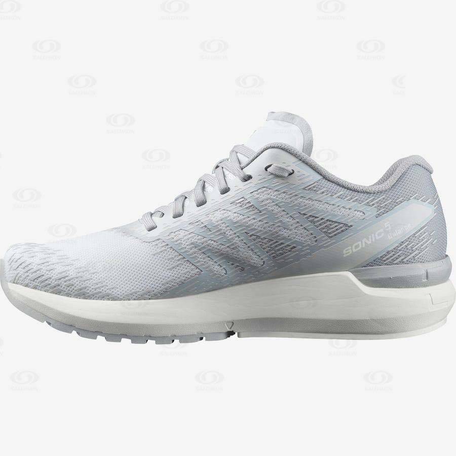 Silver Salomon SONIC 5 BALANCE Women's Running Shoes | US-A2620