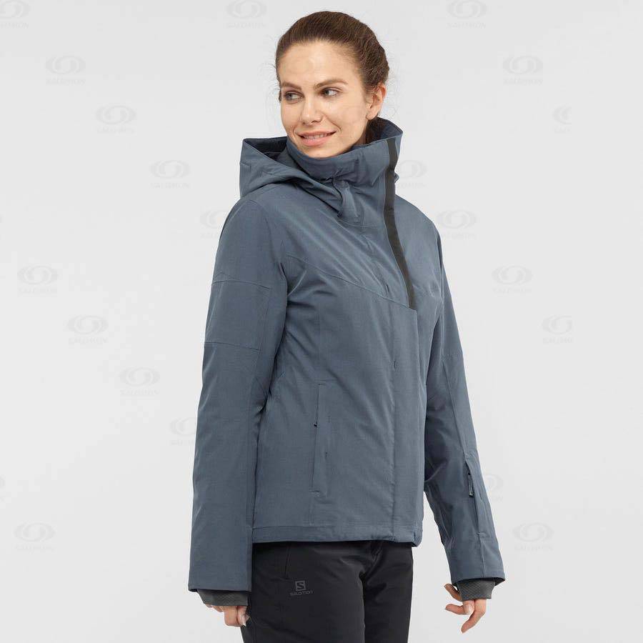 Silver Salomon SPEED Women's Insulated Jackets | US-A1115