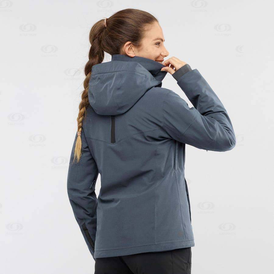 Silver Salomon SPEED Women's Insulated Jackets | US-A1115