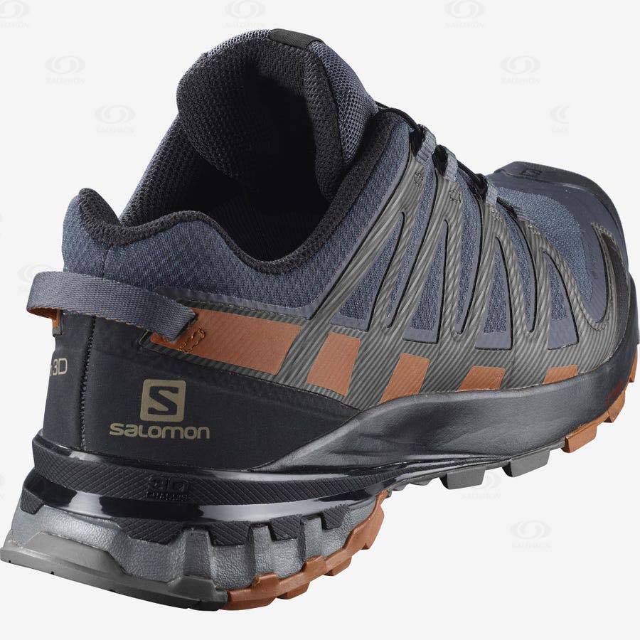 Silver Salomon XA PRO 3D v8 GORE-TEX Men's Waterproof Shoes | US-N1722