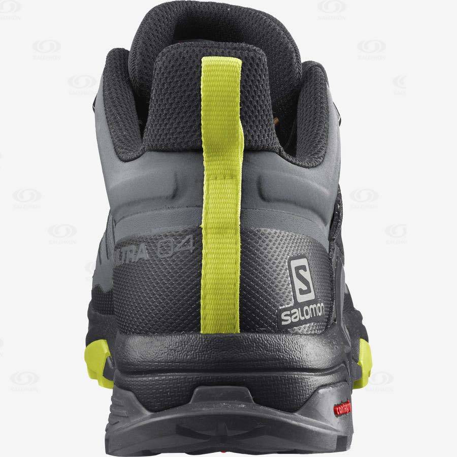 Silver Salomon X ULTRA 4 GORE-TEX Men's Waterproof Shoes | US-O1803