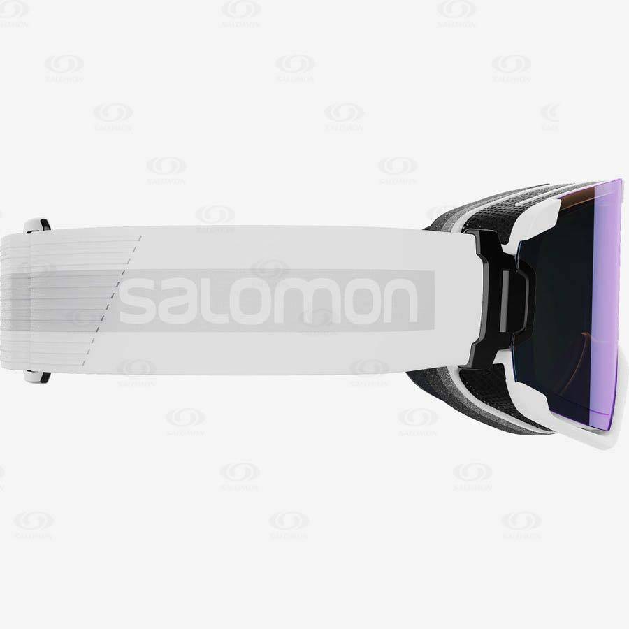 White Salomon COSMIC PHOTOCHROMIC Men's Goggles | US-S2010