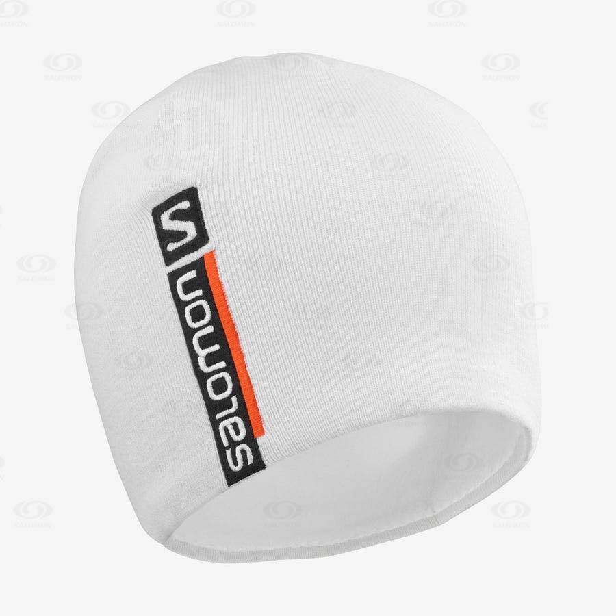 White Salomon GRAPHIC Men\'s Hats | US-N1680