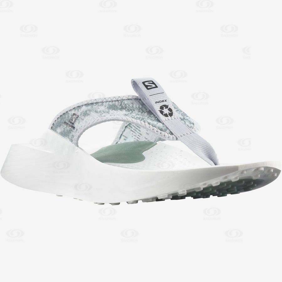 White Salomon INDEX BREAK Men's Sandals | US-N1897