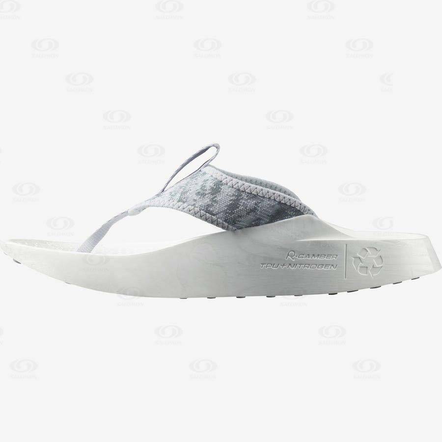 White Salomon INDEX BREAK Men's Sandals | US-N1897