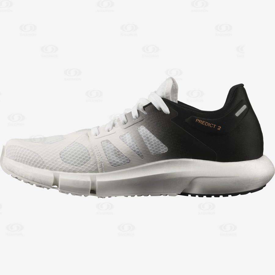 White Salomon PREDICT 2 Men's Running Shoes | US-O2517