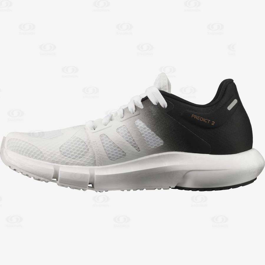 White Salomon PREDICT 2 Women's Running Shoes | US-N1617