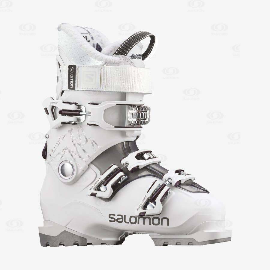 White Salomon QST ACCESS 60 Women\'s Ski Boots | US-L1144