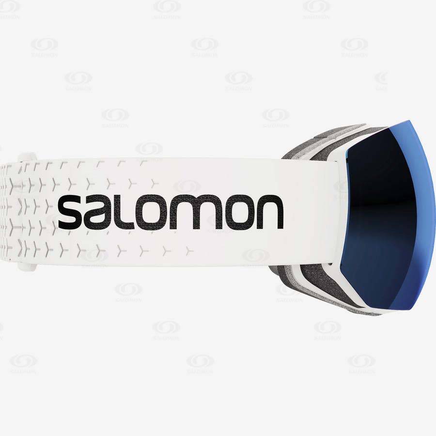 White Salomon RADIUM PRO SIGMA Men's Goggles | US-O1161