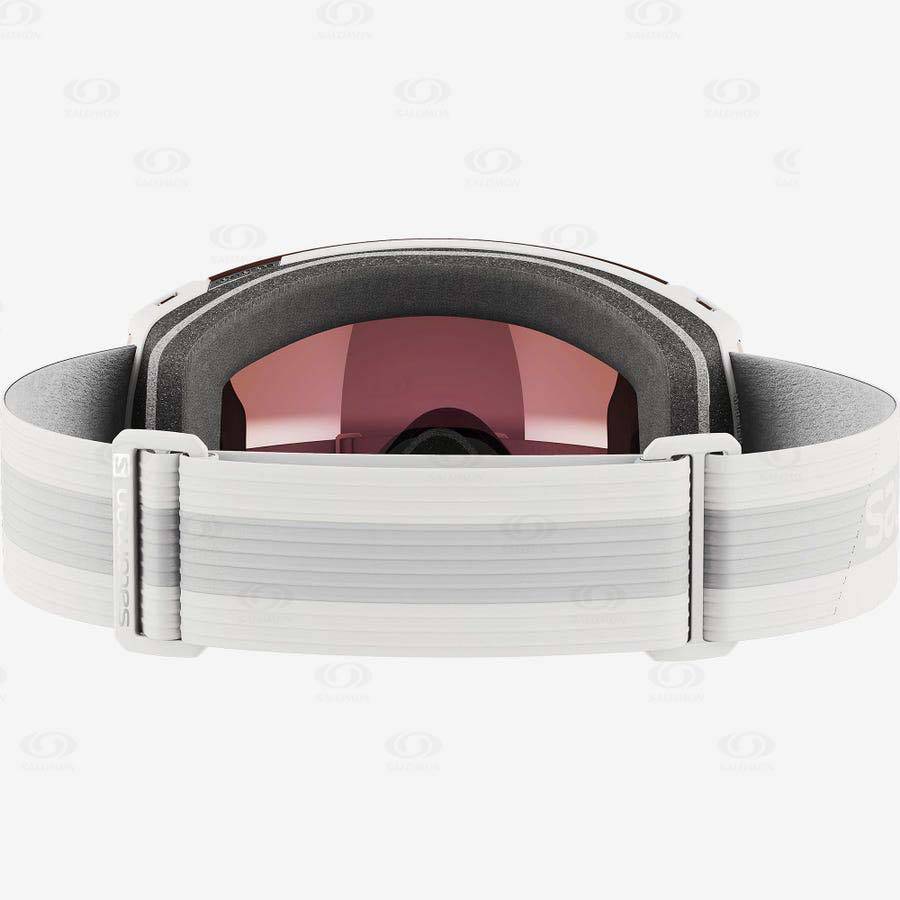 White Salomon RADIUM SIGMA Men's Goggles | US-M2084