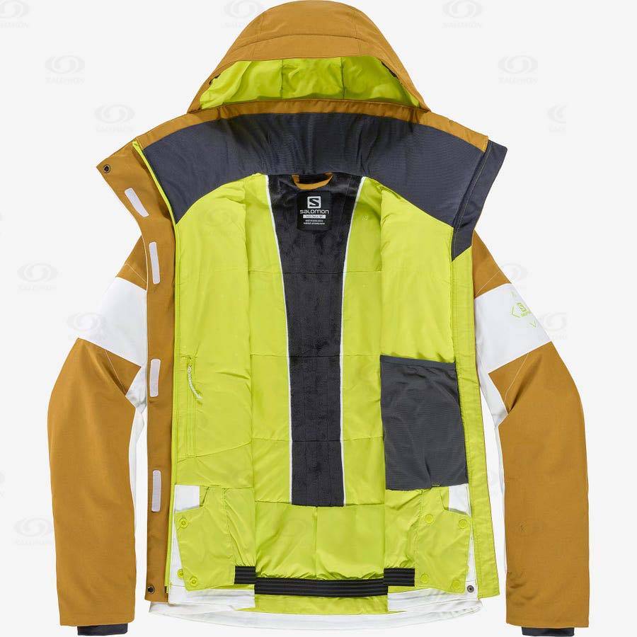 White Salomon SPEED Women's Insulated Jackets | US-S1065