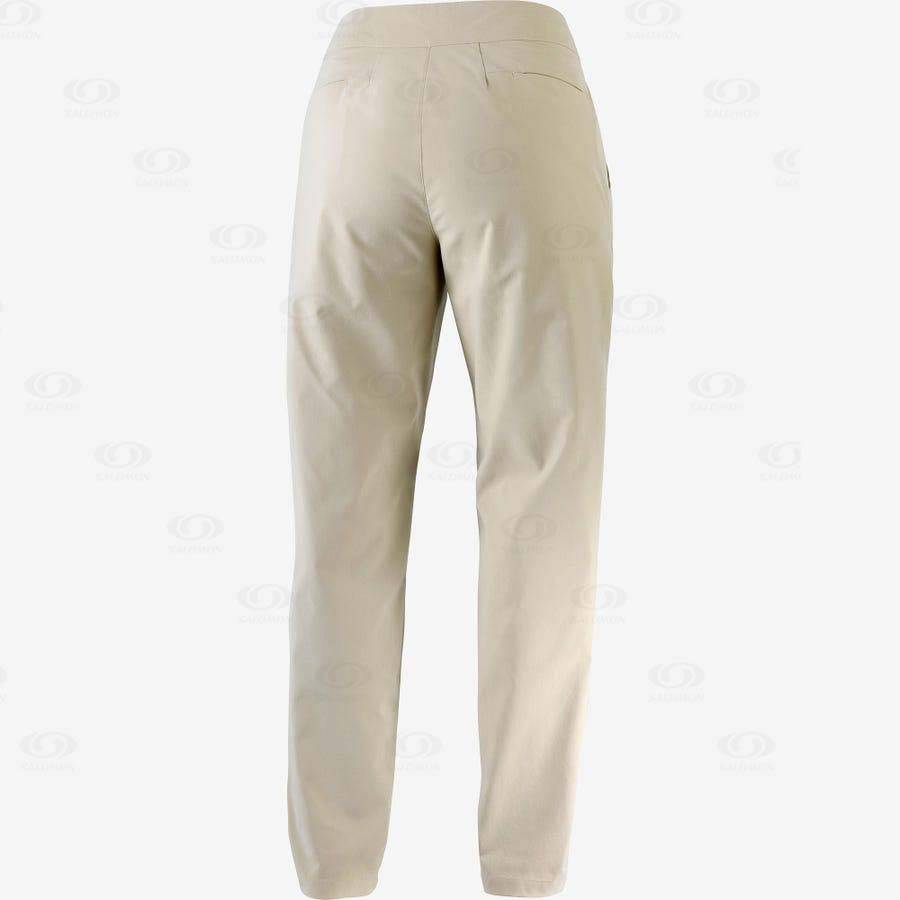 White Salomon WAYFARER CITY Women's Pants | US-N1183