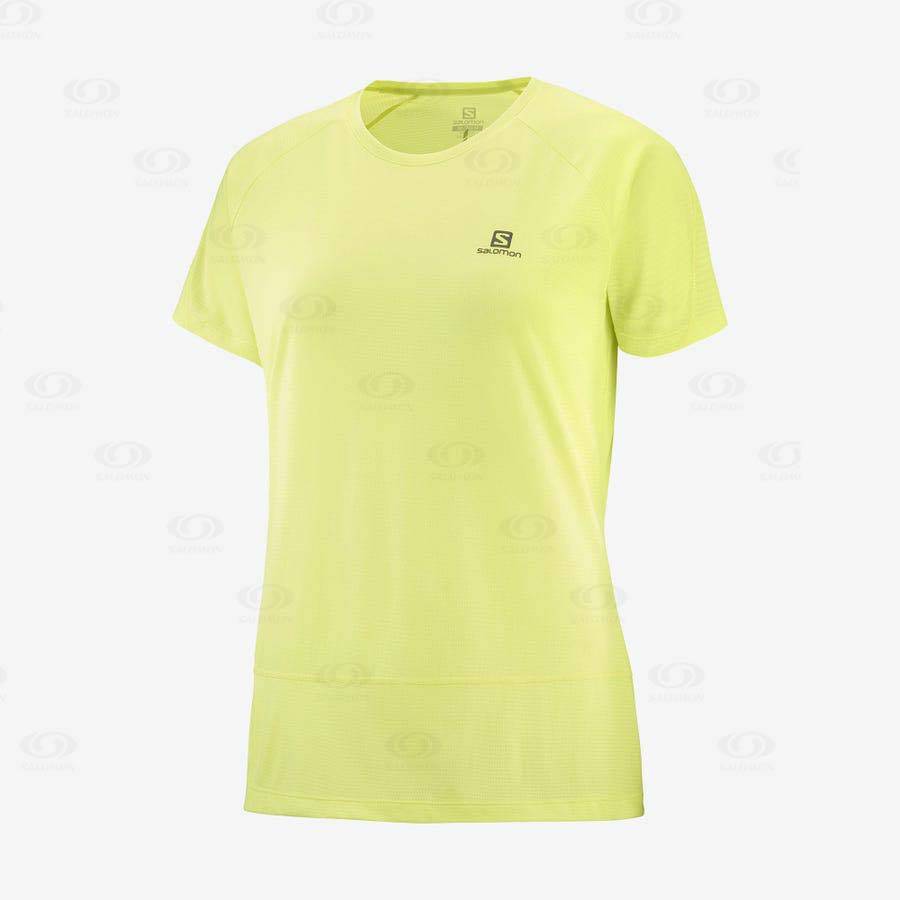 Ye Salomon CROSS RUN Women\'s T Shirts | US-L2019