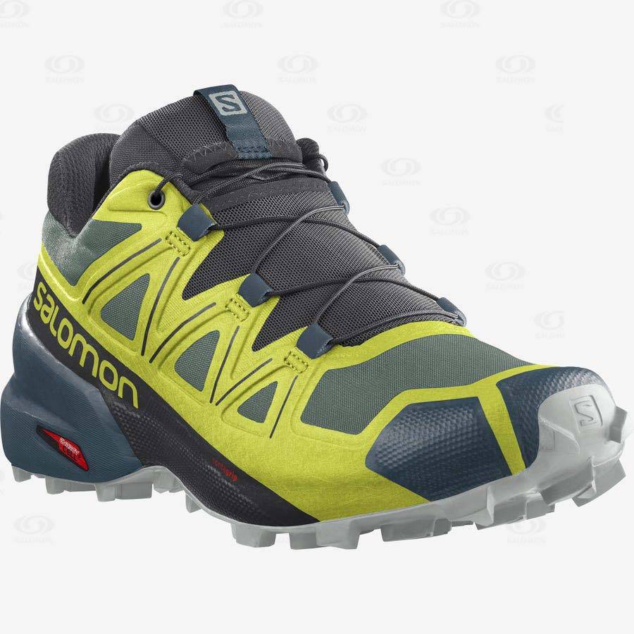 Yellow / Black Salomon SPEEDCROSS 5 Men's Trail Running Shoes | US-O1453