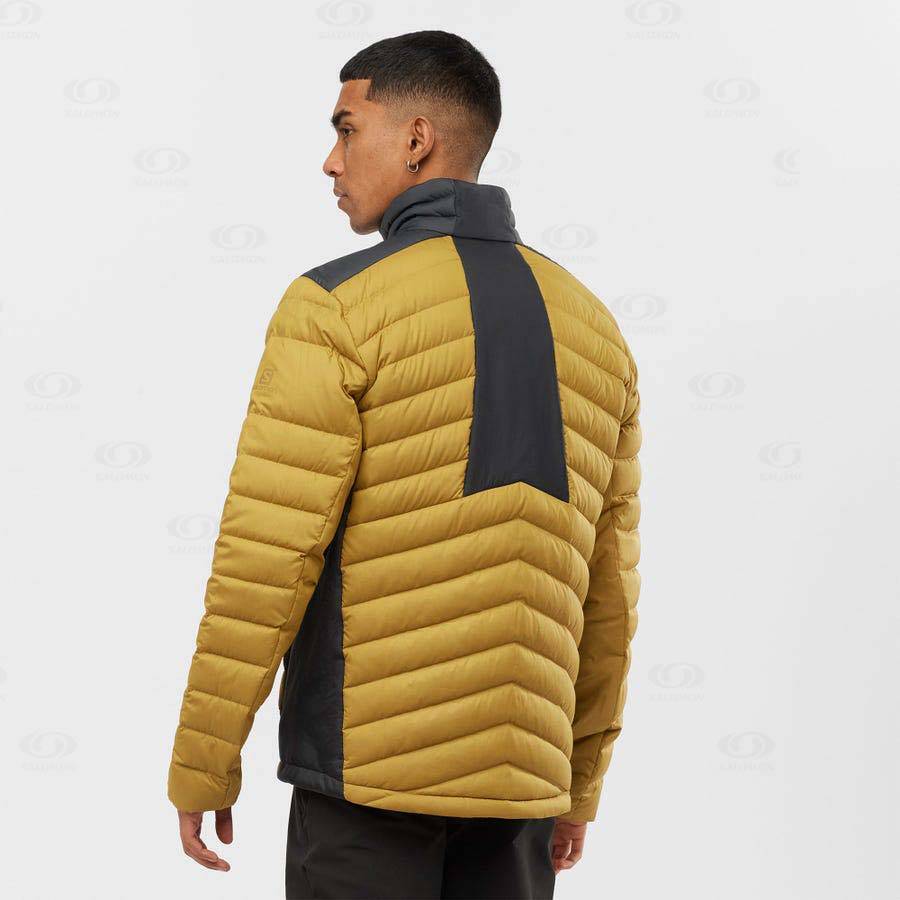 Yellow Salomon ESSENTIAL XWARM DOWN Men's Insulated Jackets | US-S2451