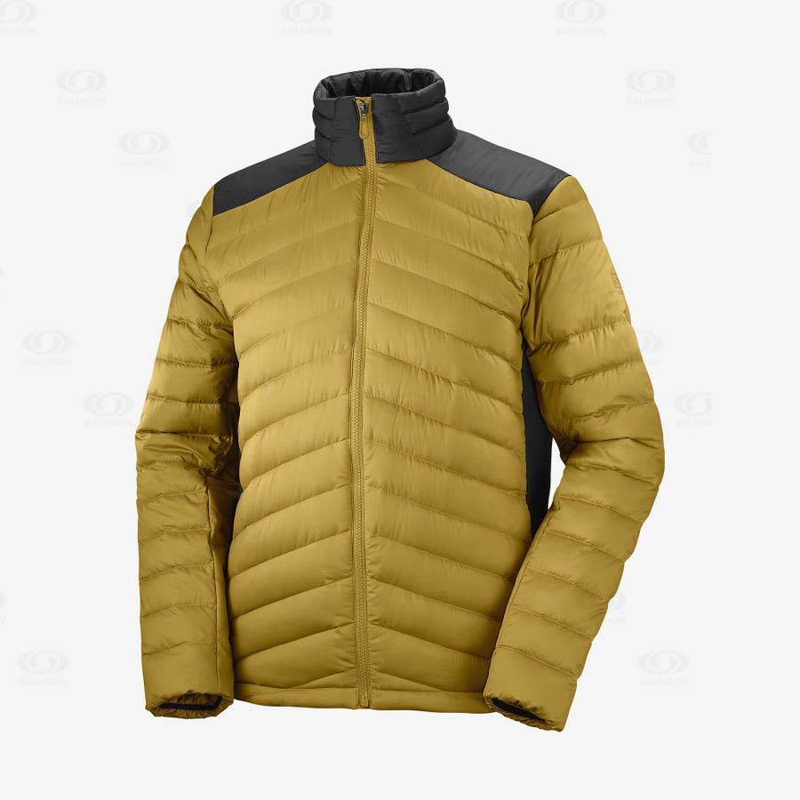 Yellow Salomon ESSENTIAL XWARM DOWN Men\'s Insulated Jackets | US-S2451