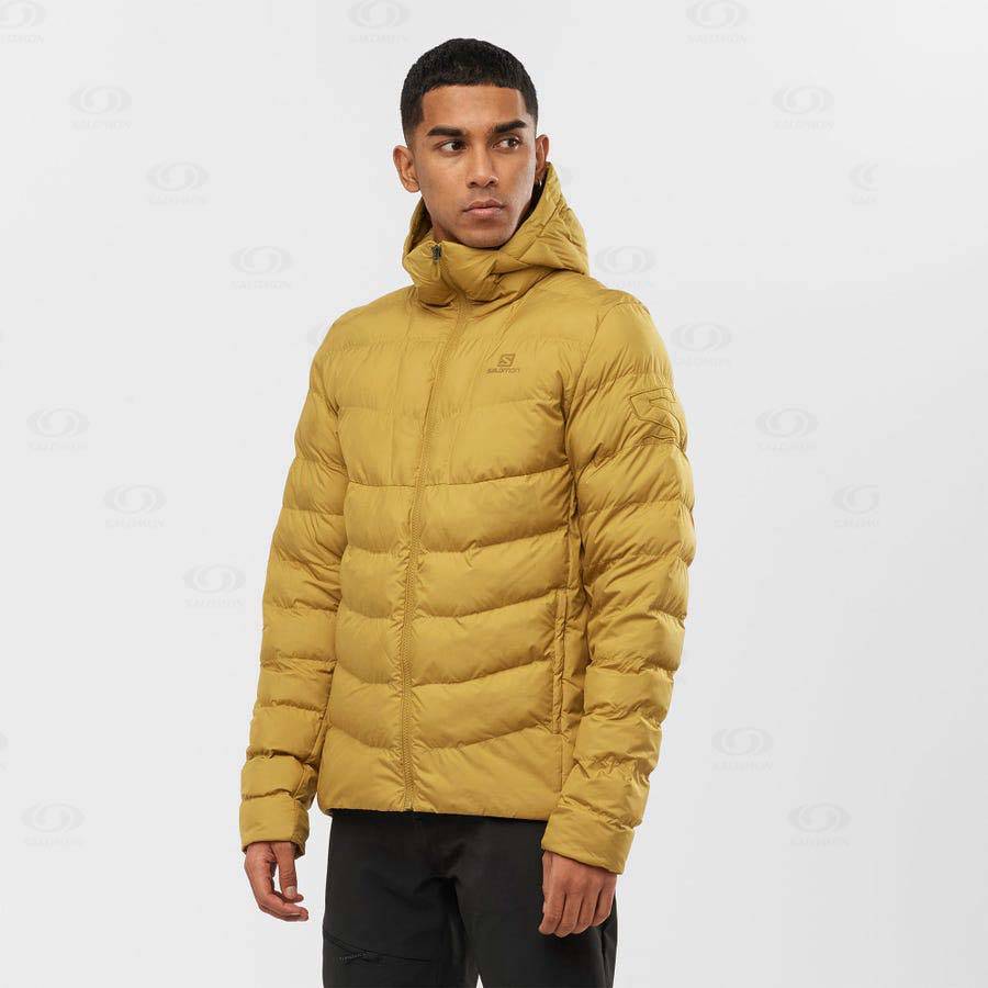 Yellow Salomon ESSENTIAL XWARM INSULATED Men's Insulated Jackets | US-L2474