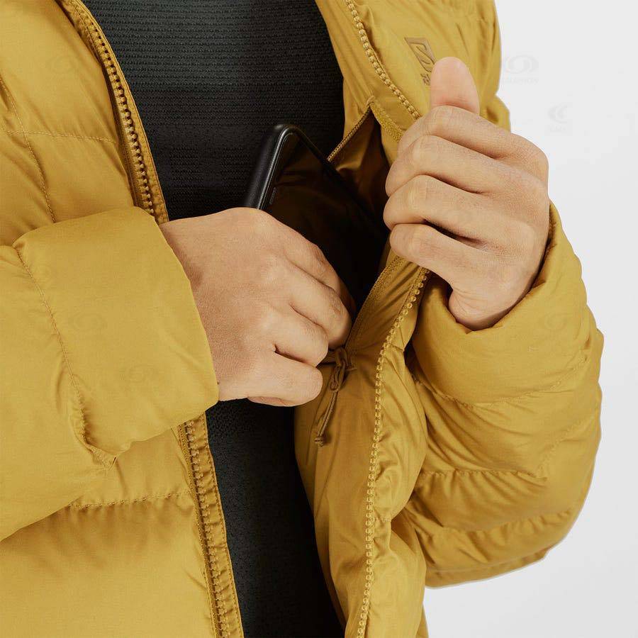 Yellow Salomon ESSENTIAL XWARM INSULATED Men's Insulated Jackets | US-L2474