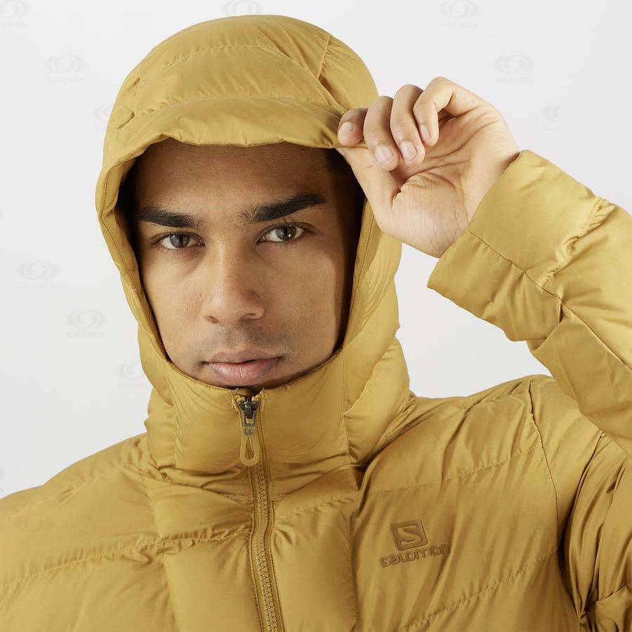 Yellow Salomon ESSENTIAL XWARM INSULATED Men's Insulated Jackets | US-L2474