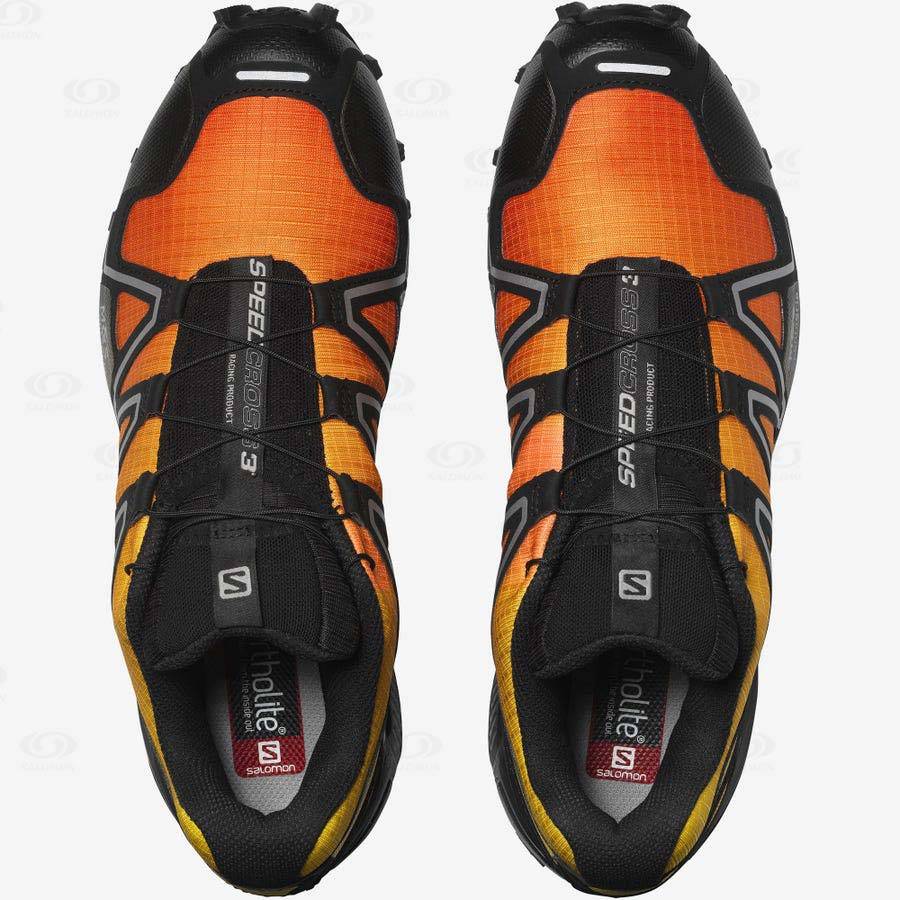 Yellow Salomon SPEEDCROSS 3 GRADIENT Men's Sneakers | US-W1600