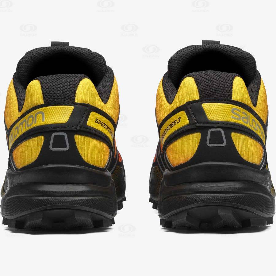 Yellow Salomon SPEEDCROSS 3 GRADIENT Men's Sneakers | US-W1600