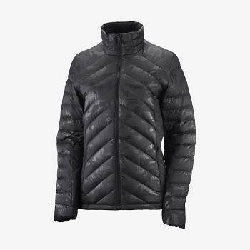 Black / Black Salomon ESSENTIAL XWARM DOWN Women's Insulated Jackets | US-N2380