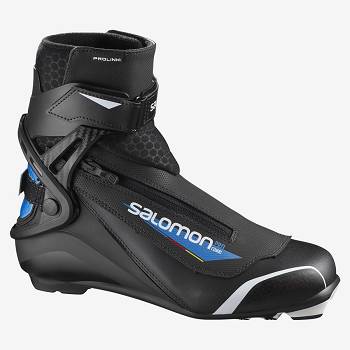 Black / Blue Salomon PRO COMBI PROLINK Men's Ski Boots | US-W1140