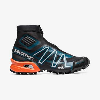 Black / Green Salomon SNOWCROSS ADVANCED Women's Waterproof Shoes | US-N2128