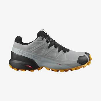 Black / Grey Salomon SPEEDCROSS 5 GORE-TEX Men's Trail Running Shoes | US-A2053